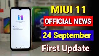 Miui 11 - finally launching on 24 September | Miui 11 October release date in India, features