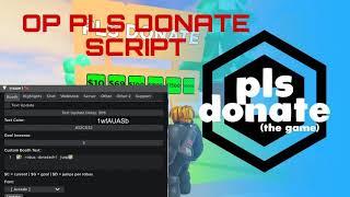 [NEW] Pls Donate Steal Robux Script V3 | Auto Beg, Auto Chat, Rich Lobby (Roblox)