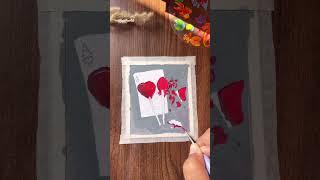 Easy painting technique#shorts #painting #easy #art #ashortaday #acrylic #sunset #drawing #beginner