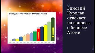 Зиновий Куролап. Немного про Атоми. Ответы на вопросы. Вторая годовщина с Атоми.