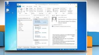 How to Add Image to a Contact in Microsoft® Outlook 2013 on Windows® 7