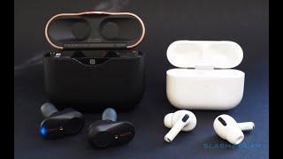 Обзор наушников Apple AirPods Pro и Sony WF-1000XM3