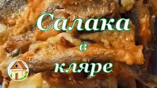 The best recipe for Baltic herring fried in batter in a pan