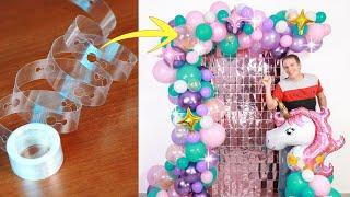 BALLOON GARLAND TUTORIAL  ( balloon decoration ideas ) birthday decoration ideas at home Gustavo gg