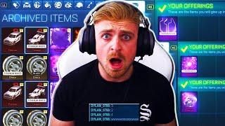 *JACKPOT BLIND TRADING* I LOST EVERY ONE OF MY BEST ITEMS IN ROCKET LEAGUE'S CRAZIEST BLIND TRADING!