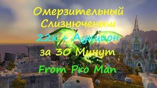 Омерзительный слизнюченыш За пол часа Аукцион 22к + World of Warcraft