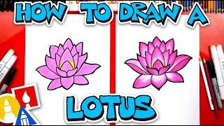 How To Draw A Lotus Flower