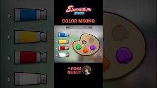 How to mix the colors for Ms. Ross Quest -  Summertime Saga #summertimesaga #shorts