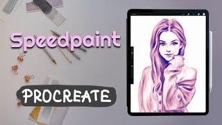 Painting process in Procreate | Speedpaint