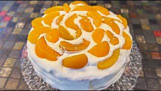 Вкуснейший торт за 20 минут без выпечки Для тех кто работает 31 Меню на Новый Год 2022 Пьяный персик