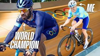 Can I Cycle 1 Lap At World Record Pace ft. Sir Bradley Wiggins