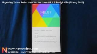 Update Redmi Note 3 to MIUI 8 | Upgrade Xiaomi Redmi Note 3 to MIUI 8 Latest Version