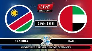 Live: NAM vs UAE 29th ODI Live | CWC League Live Score | Namibia vs UAE Live