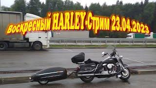 Воскресный Harley-Стрим 23.04.2023. Путешествия на мотоцикле-маршруты, ночевки, снаряжение и прочее!