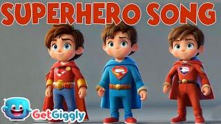 Superhero Song for Kids| Superheroes| GetGiggly Nursery Rhymes and Kids Songs