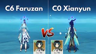 C0 Xianyun vs C6 Faruzan!! Best Support for Xiao! [Genshin Impact]