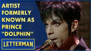 The Artist Formerly Known As Prince Performs "Dolphin" | Letterman