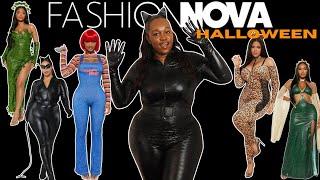 HALLOWEEN COSTUME TRY ON HAUL | FASHION NOVA CURVE #fashionnova #plussizefashion #ootd