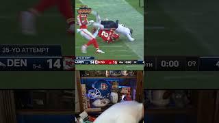 Broncos Fan LOSES IT After Chiefs Block Field Goal #nfl #Chiefs #Broncos #kansascitychiefs #nfl