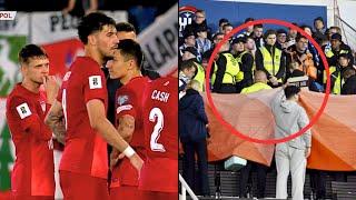 Finland vs Poland Match Suspended after a Fan Collapsed in the Stands  | World Cup Qualifiers