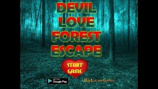 devil love forest escape video walkthrough