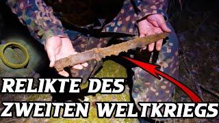 WK2 SUCHE MIT DEM METALLDETEKTOR IM WALD / BEIM SONDELN ALTE RELIKTE VON DER WEHRMACHT GEFUNDEN