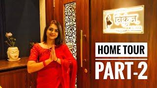 Home Tour  Part-2 | Our 3bhk Luxury Flat Tour | निकुंज  nikstyles Home Tour #interier #homedecor