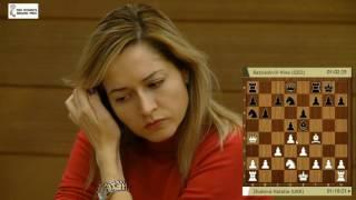 FIDE Womens Grand Prix in Khanty-Mansiysk 2016 R9 Natalia Zhukova vs Nino Batsiashvili London System