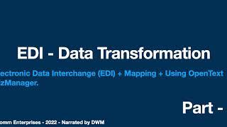 EDI Data Transform Part1 HD