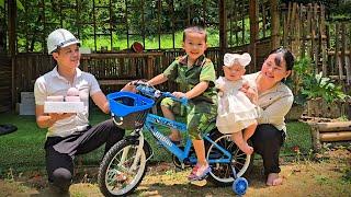 The Cu Bon family happily reunited when father returned after a long time away