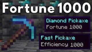 How To Get a Fortune 1000 Pickaxe in Minecraft 1.21