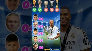 Mbappe vs Halaand vs Neymar vs Alvarez vs Musiala #football #footballshorts