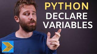 How to declare variables in Python