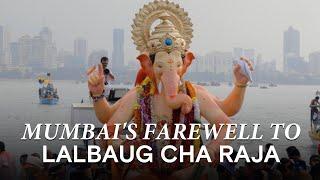 Watch how Mumbai turns into one big party as 25 LAKH Mumbaikars bid farewell to Lalbaug Cha Raja!