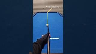 How to Aim Long Cut Shot in Pool for Consistent Accuracy #8ballpool #poolshots #billiards