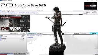 Tomb Raider e o Brute force save data PS3, deu certo?