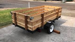 Harbor Freight Utility Trailer Build DIY #utilitytrailer