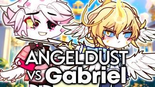 If God : Angel Dust Vs Gabriel Morningstar || Hazbin Hotel Gacha Animation ||