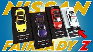 4 Different Nissan Z32 FAIRLADY Z Die-cast Model Cars from INNO64!