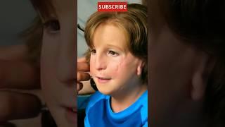 Jacob Tremblay wonder movie makeup #shorts #viral #movies #ytshorts #makeup #wonder #jacobtremblay