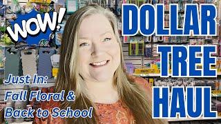 Fantastic Dollar Tree Haul ~ Fall Floral & Back to School 2025 Calendars & New Prices!