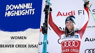 Conny Huetter pips Goggia for DH win at Beaver Creek | FIS Alpine World Cup 24-25