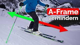 Häufiger Fehler: A-Frame erklärt & behoben – So fährst du sauberer Ski!