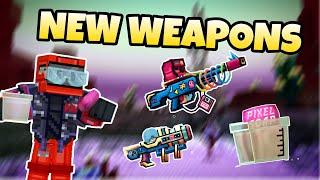 All NEW Update Weapons EARLY Review! - Pixel Gun 3D