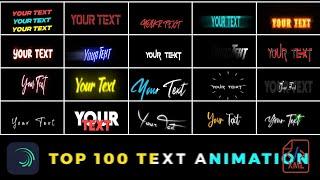 #03 Top 100+ Text Animation Alight Motion | Alight Motion Text Animation Link | Xml Download Link