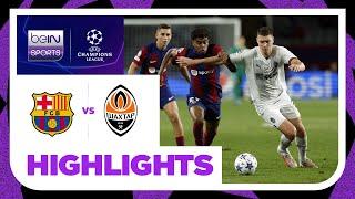 Barcelona v Shakhtar Donetsk | UEFA Champions League 23/24 | Match Highlights