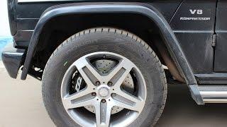 Mercedes-Benz G55 установка тормозной системы D2