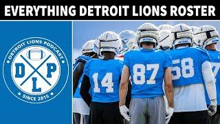 Everything Detroit Lions Roster - Detroit Lions Podcast