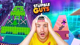 ich TESTE BLOCK DASH RENNEN in Stumble Guys 