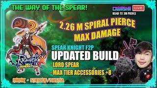 [ROX] F2P SPEAR KNIGHT EP.16 UPDATED BUILD - LORD'S SPEAR +8 | OWIISHII ~Tagalog